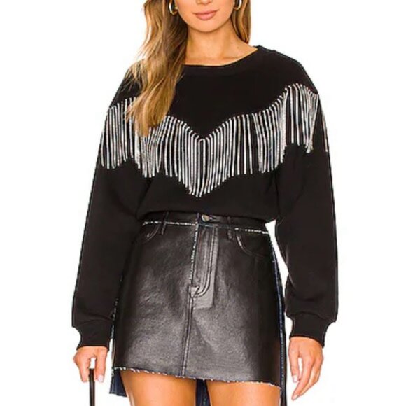 Gilli Rhinestone Tassel Sweatshirt - Picture 1 of 10